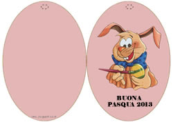 Biglietto Pasqua 2013